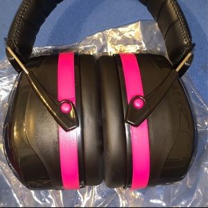 Shooting range ear protection pink